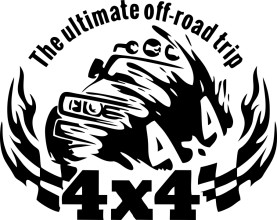 4x4 - Наклейка на авто